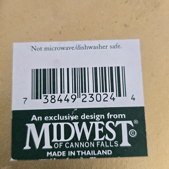 vintage 6.5 Inch Resin Trinket Tray MIDWEST OF CANNON FALLS Mid Century - Picture 8 of 11